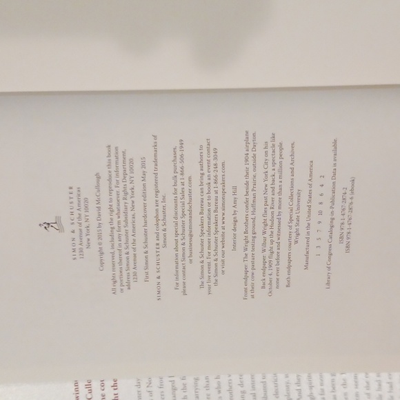1st Edition David McCullough  The Wright Brothers Hardcover Book - Picture 2 of 12